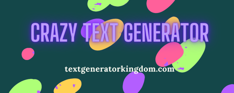 Crazy Text Generator