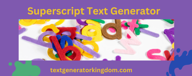 Superscript Text Generator