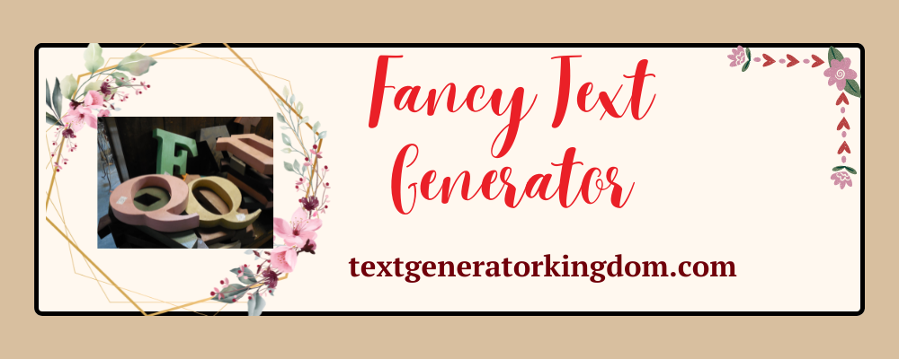 Fancy Text Generator