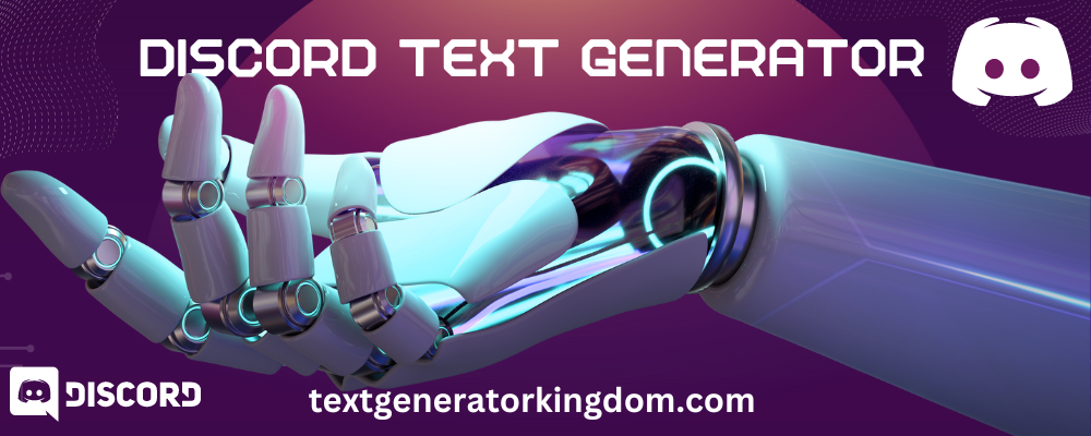 Discord Text Generator