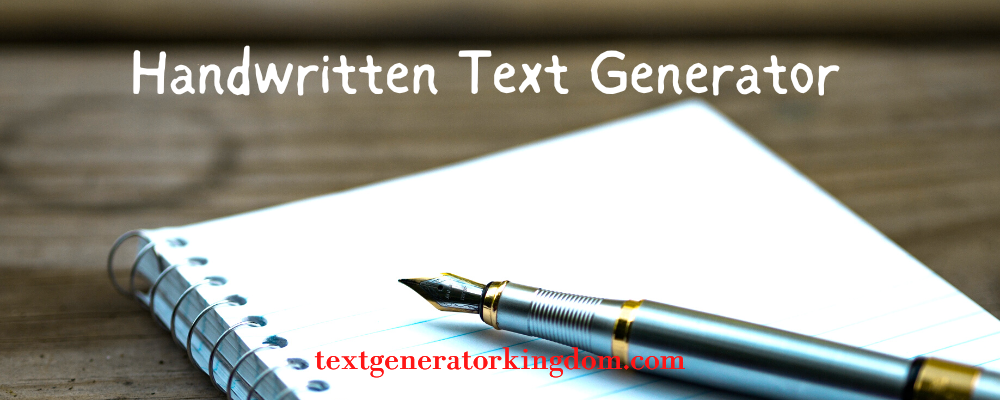 handwritten Text Generator 1