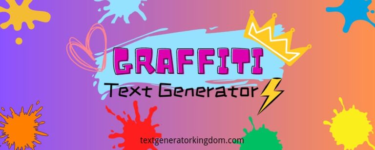 Graffiti Text Generator