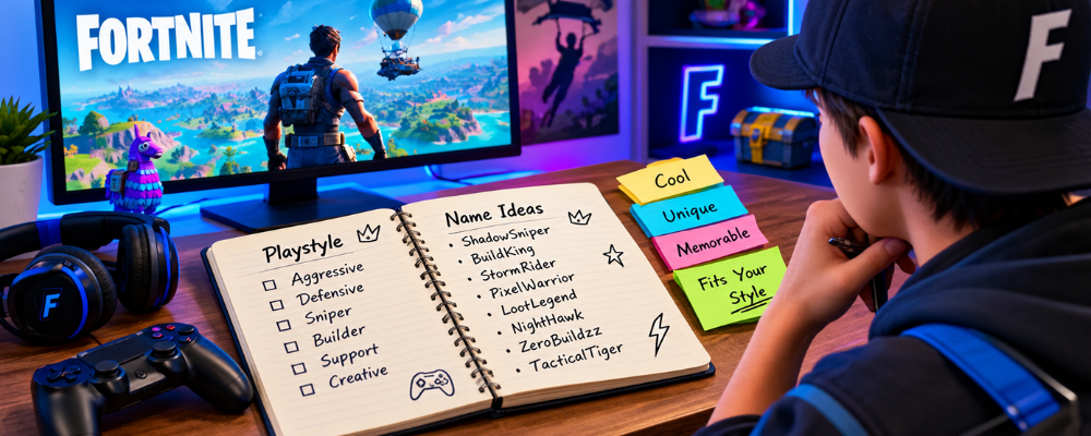 How to Pick a Fortnite Name That Actually Fits Your Playstyle